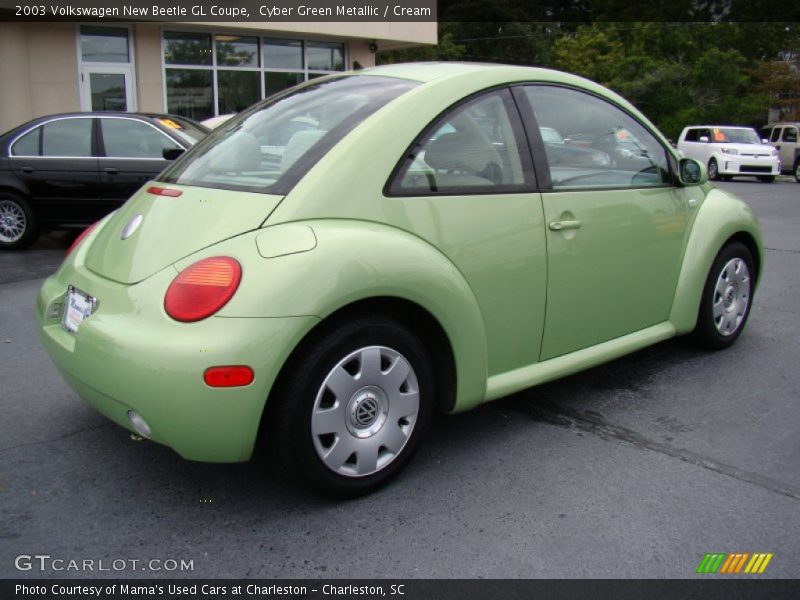 Cyber Green Metallic / Cream 2003 Volkswagen New Beetle GL Coupe