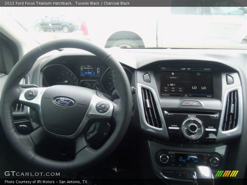 Tuxedo Black / Charcoal Black 2013 Ford Focus Titanium Hatchback