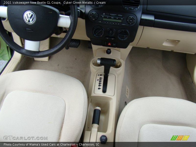 Cyber Green Metallic / Cream 2003 Volkswagen New Beetle GL Coupe