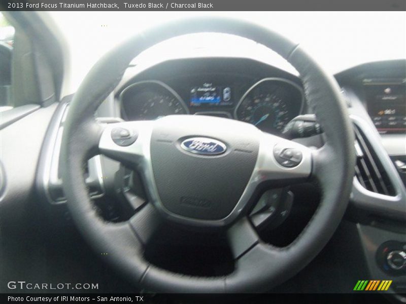 Tuxedo Black / Charcoal Black 2013 Ford Focus Titanium Hatchback