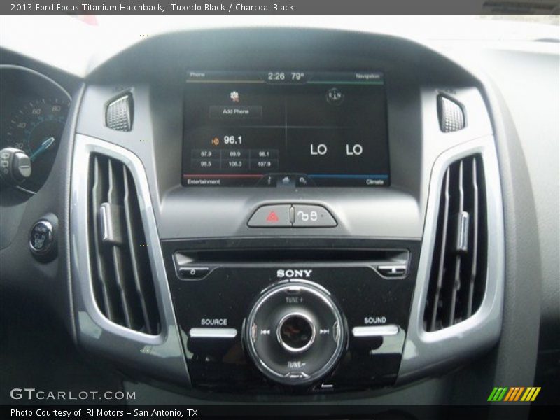 Tuxedo Black / Charcoal Black 2013 Ford Focus Titanium Hatchback