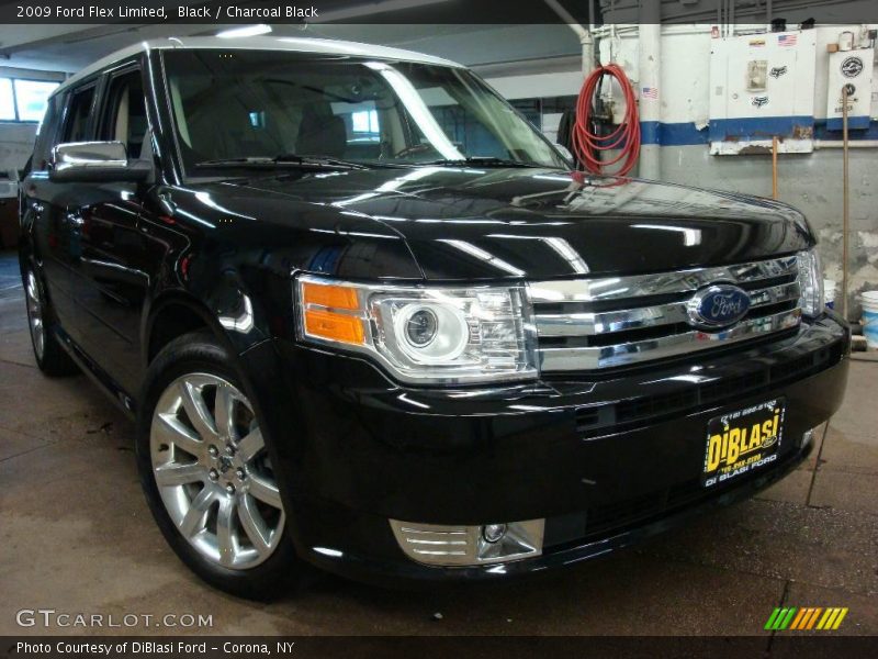 Black / Charcoal Black 2009 Ford Flex Limited