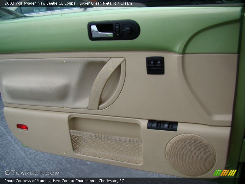 Cyber Green Metallic / Cream 2003 Volkswagen New Beetle GL Coupe