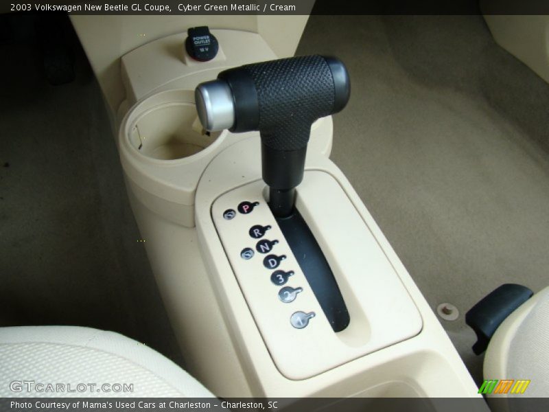 Cyber Green Metallic / Cream 2003 Volkswagen New Beetle GL Coupe