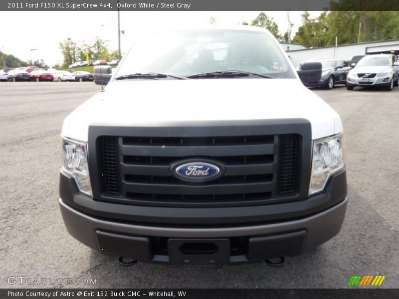 Oxford White / Steel Gray 2011 Ford F150 XL SuperCrew 4x4