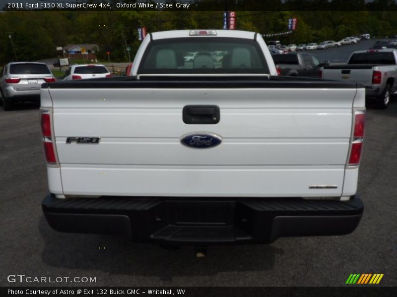 Oxford White / Steel Gray 2011 Ford F150 XL SuperCrew 4x4