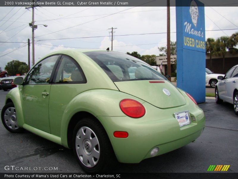 Cyber Green Metallic / Cream 2003 Volkswagen New Beetle GL Coupe