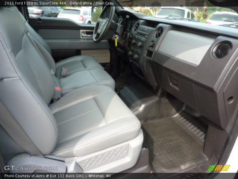  2011 F150 XL SuperCrew 4x4 Steel Gray Interior