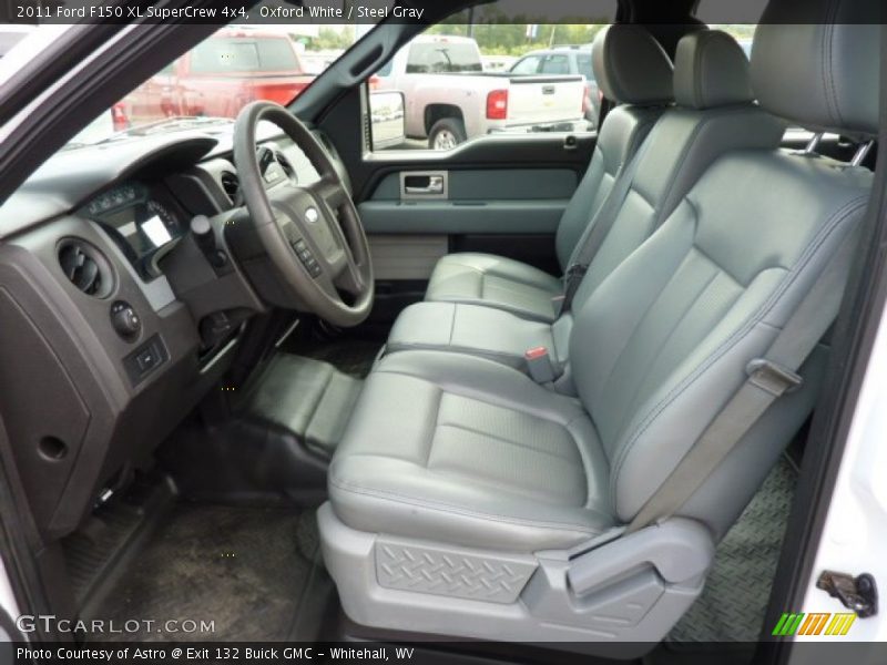 Oxford White / Steel Gray 2011 Ford F150 XL SuperCrew 4x4