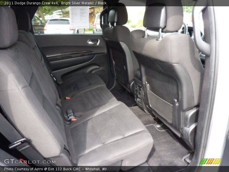 Bright Silver Metallic / Black 2011 Dodge Durango Crew 4x4