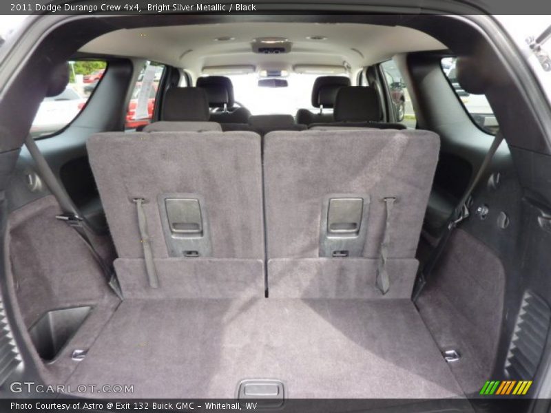 Bright Silver Metallic / Black 2011 Dodge Durango Crew 4x4
