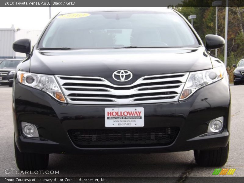 Black / Gray 2010 Toyota Venza AWD