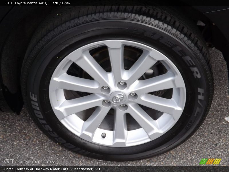 Black / Gray 2010 Toyota Venza AWD