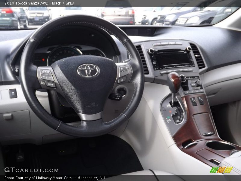 Black / Gray 2010 Toyota Venza AWD