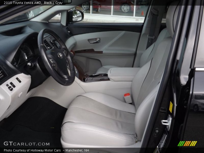 Black / Gray 2010 Toyota Venza AWD