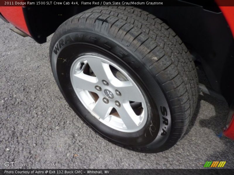 Flame Red / Dark Slate Gray/Medium Graystone 2011 Dodge Ram 1500 SLT Crew Cab 4x4