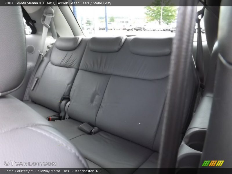 Aspen Green Pearl / Stone Gray 2004 Toyota Sienna XLE AWD