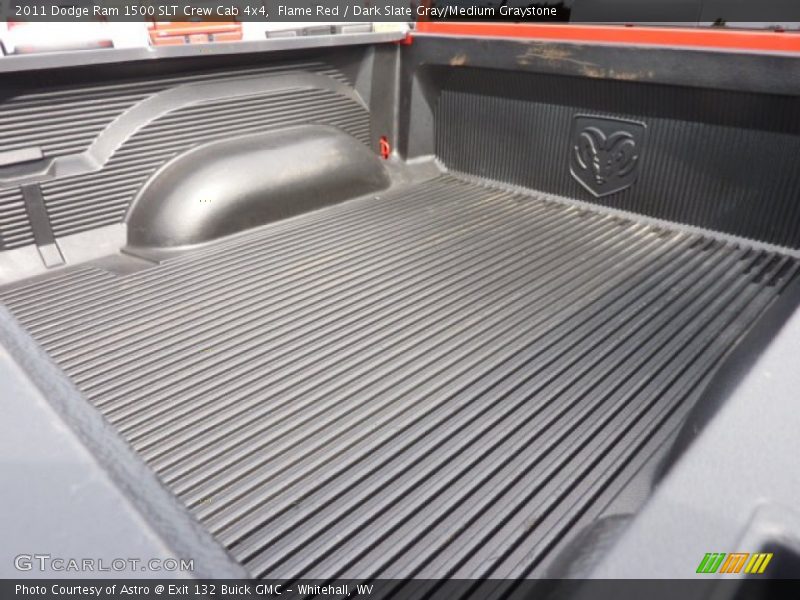 Flame Red / Dark Slate Gray/Medium Graystone 2011 Dodge Ram 1500 SLT Crew Cab 4x4