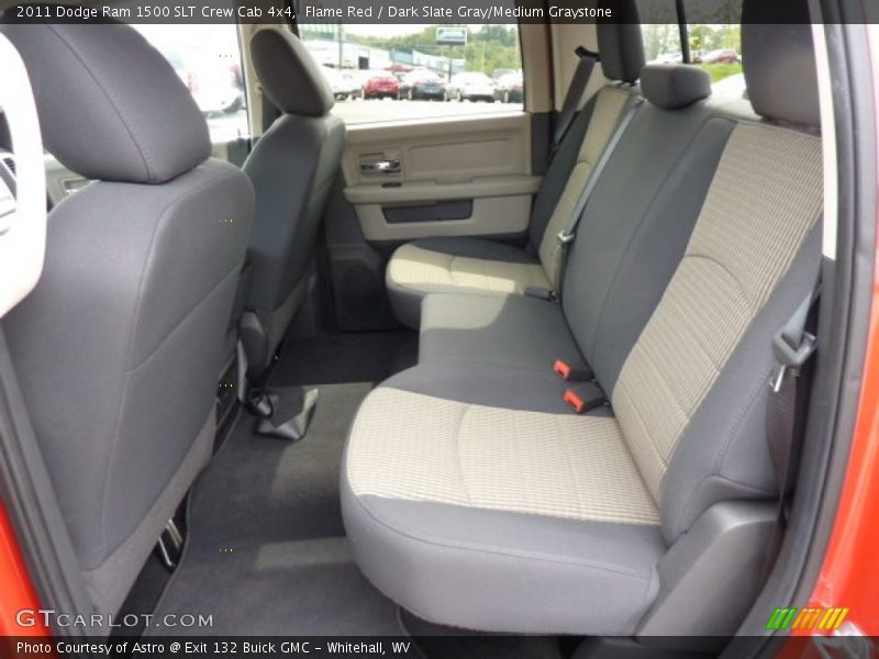 Flame Red / Dark Slate Gray/Medium Graystone 2011 Dodge Ram 1500 SLT Crew Cab 4x4