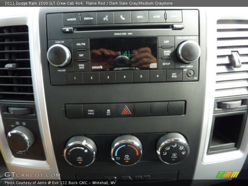 Flame Red / Dark Slate Gray/Medium Graystone 2011 Dodge Ram 1500 SLT Crew Cab 4x4