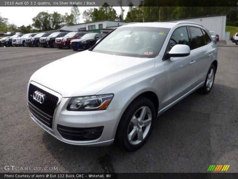 Ice Silver Metallic / Black 2010 Audi Q5 3.2 quattro