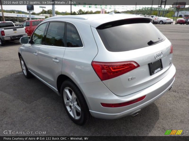 Ice Silver Metallic / Black 2010 Audi Q5 3.2 quattro