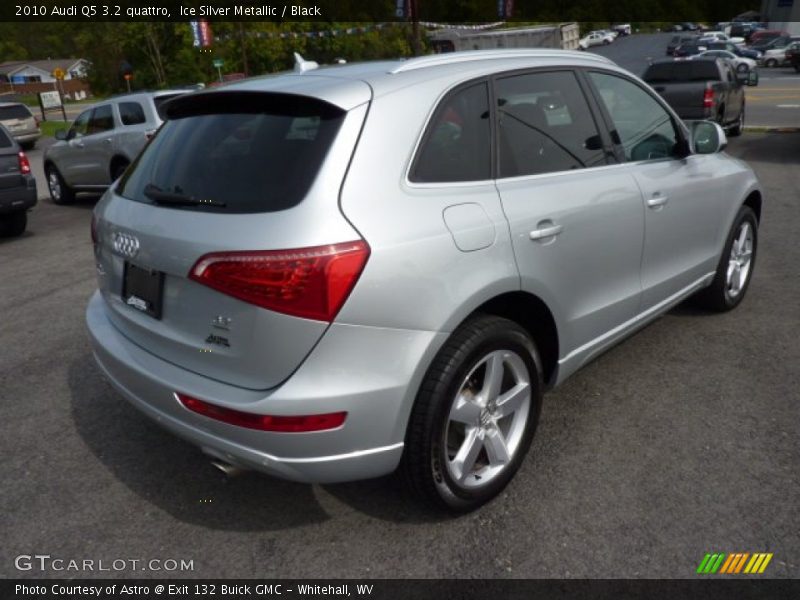 Ice Silver Metallic / Black 2010 Audi Q5 3.2 quattro