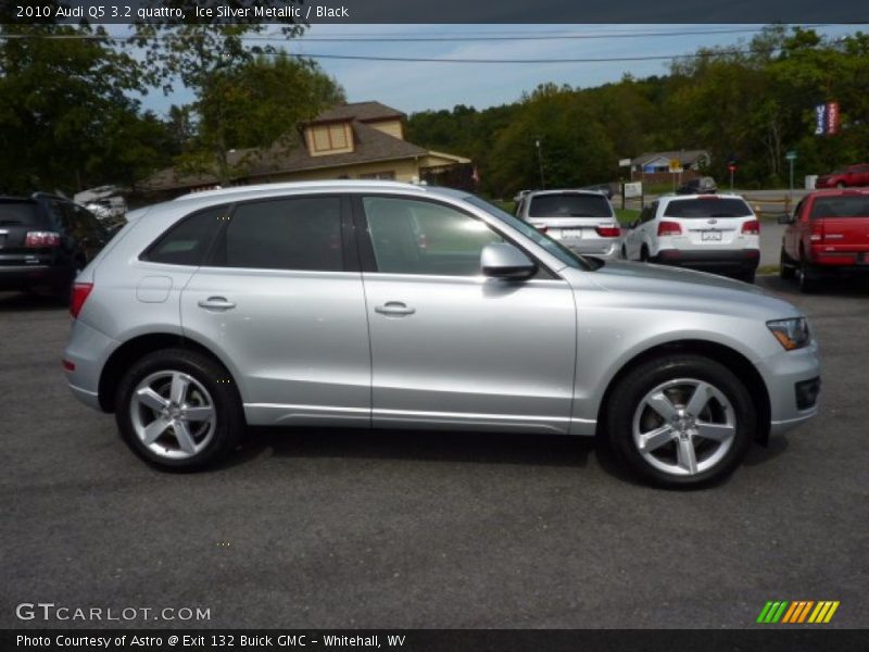 Ice Silver Metallic / Black 2010 Audi Q5 3.2 quattro