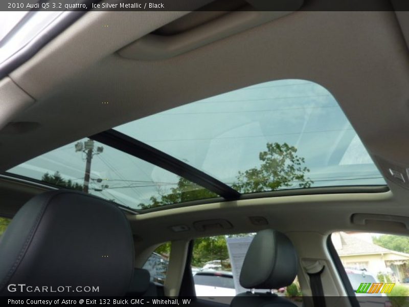 Ice Silver Metallic / Black 2010 Audi Q5 3.2 quattro