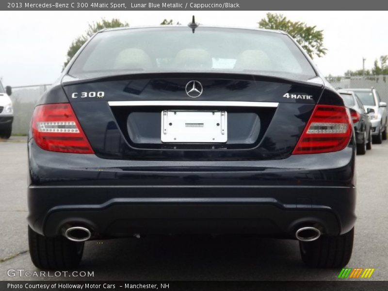 Lunar Blue Metallic / Cappuccino/Black 2013 Mercedes-Benz C 300 4Matic Sport
