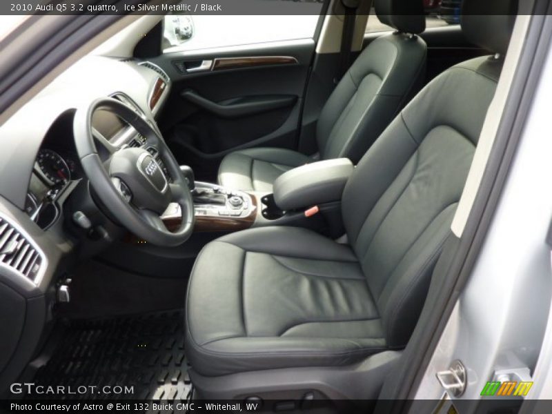 Ice Silver Metallic / Black 2010 Audi Q5 3.2 quattro