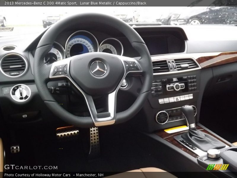 Lunar Blue Metallic / Cappuccino/Black 2013 Mercedes-Benz C 300 4Matic Sport