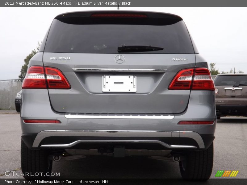 Palladium Silver Metallic / Black 2013 Mercedes-Benz ML 350 4Matic