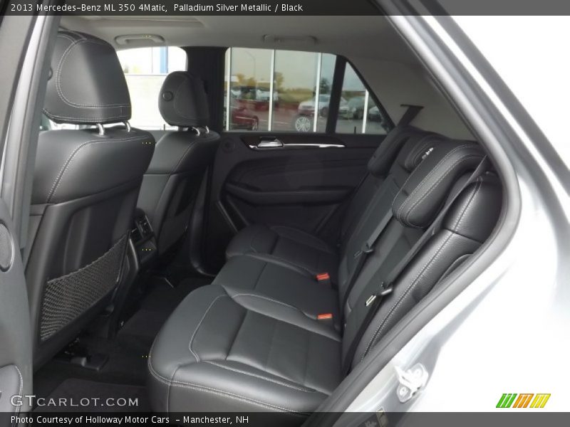 Palladium Silver Metallic / Black 2013 Mercedes-Benz ML 350 4Matic