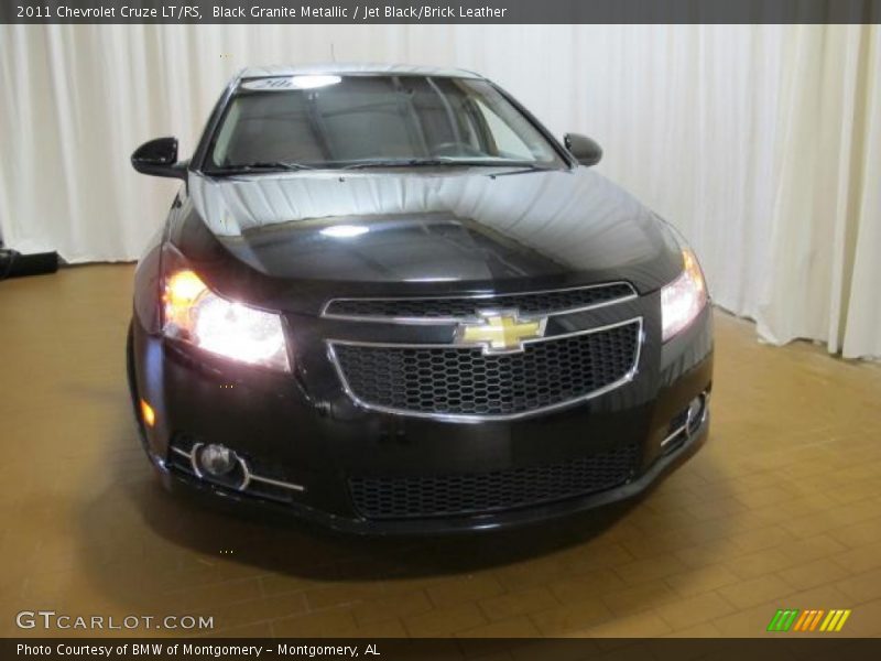Black Granite Metallic / Jet Black/Brick Leather 2011 Chevrolet Cruze LT/RS