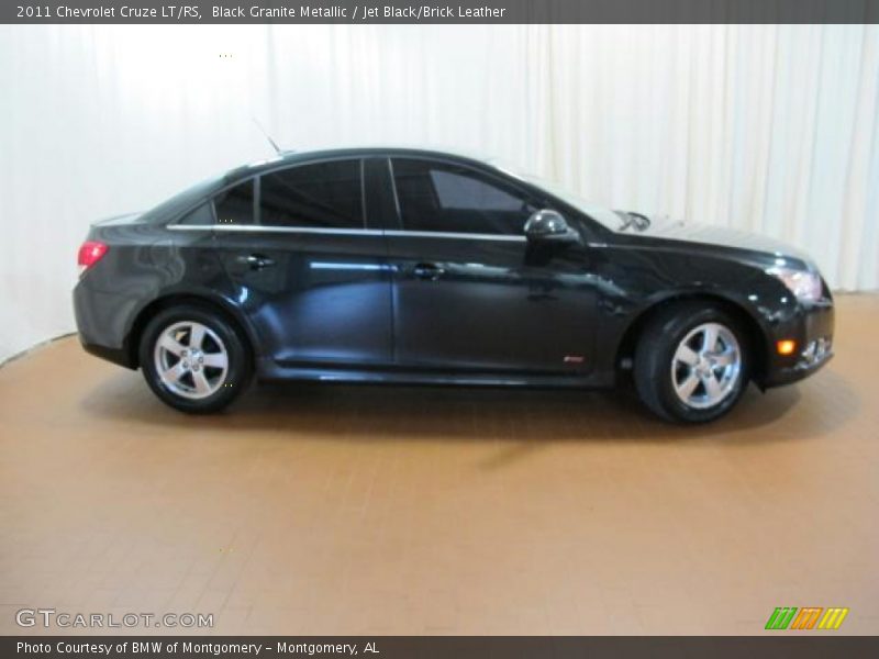 Black Granite Metallic / Jet Black/Brick Leather 2011 Chevrolet Cruze LT/RS