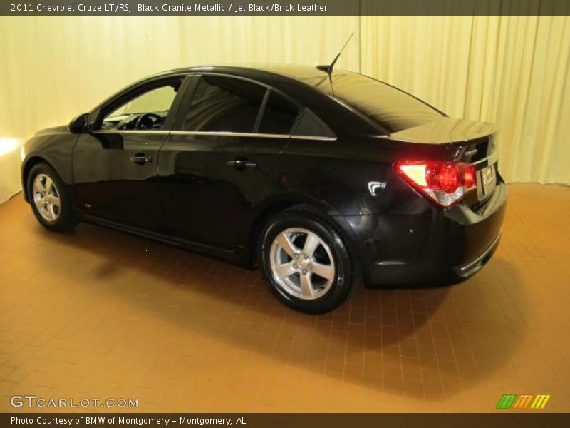 Black Granite Metallic / Jet Black/Brick Leather 2011 Chevrolet Cruze LT/RS