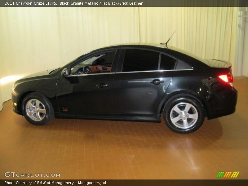 Black Granite Metallic / Jet Black/Brick Leather 2011 Chevrolet Cruze LT/RS