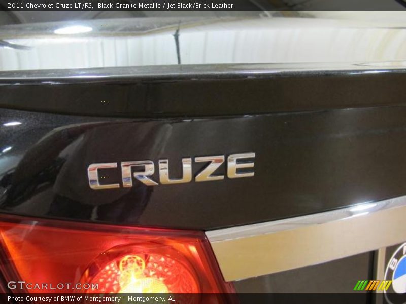 Black Granite Metallic / Jet Black/Brick Leather 2011 Chevrolet Cruze LT/RS