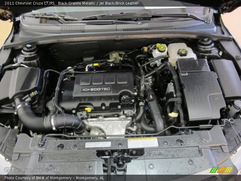 Black Granite Metallic / Jet Black/Brick Leather 2011 Chevrolet Cruze LT/RS