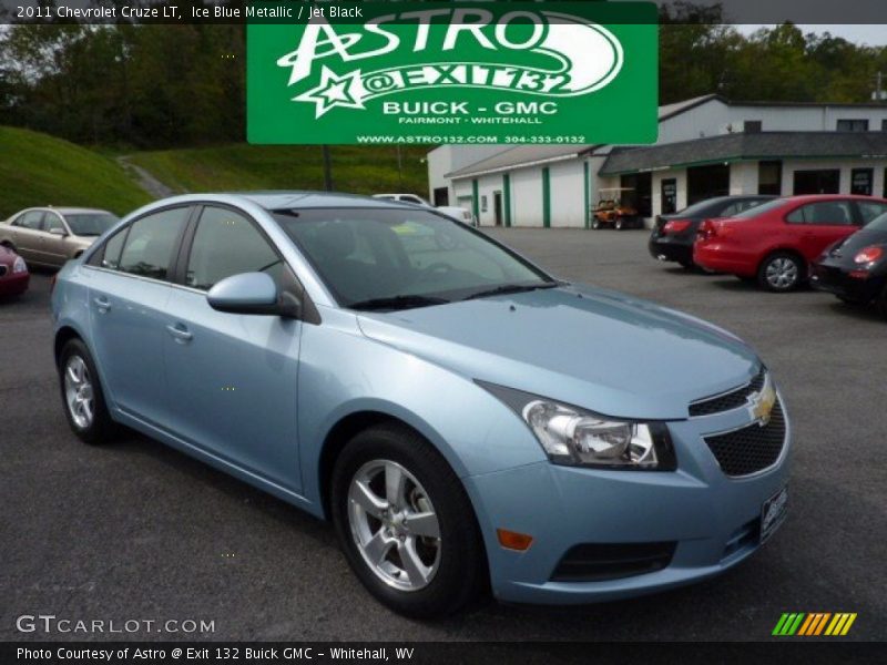 Ice Blue Metallic / Jet Black 2011 Chevrolet Cruze LT