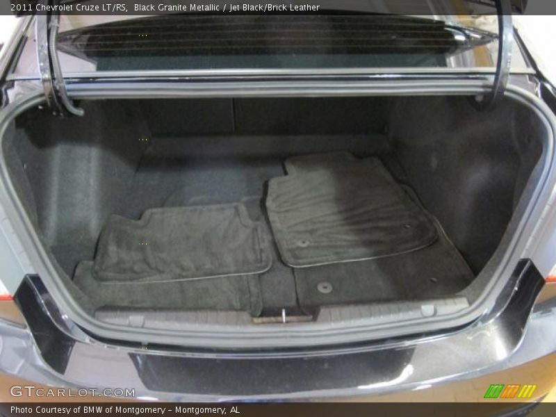 Black Granite Metallic / Jet Black/Brick Leather 2011 Chevrolet Cruze LT/RS