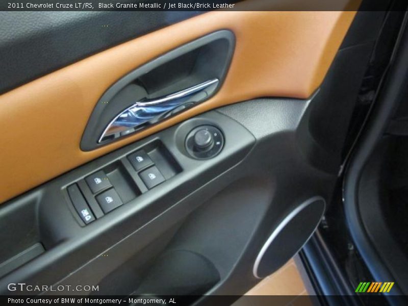Black Granite Metallic / Jet Black/Brick Leather 2011 Chevrolet Cruze LT/RS