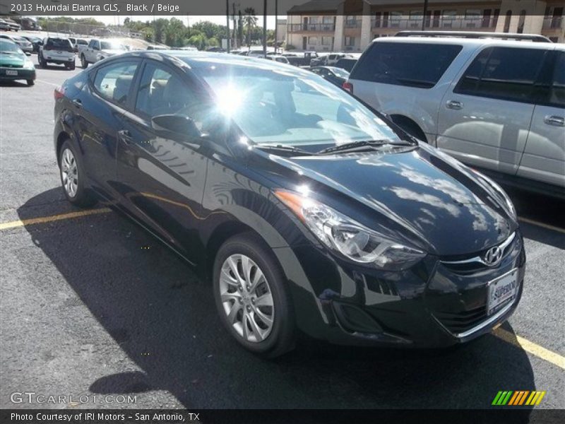 Black / Beige 2013 Hyundai Elantra GLS