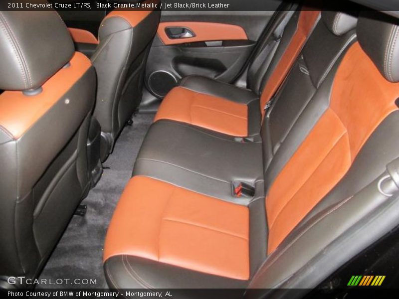 Black Granite Metallic / Jet Black/Brick Leather 2011 Chevrolet Cruze LT/RS