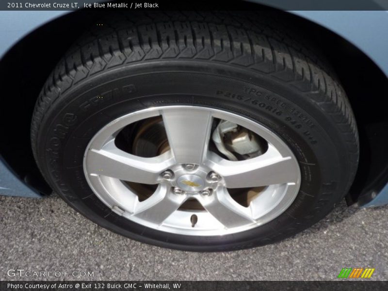 Ice Blue Metallic / Jet Black 2011 Chevrolet Cruze LT