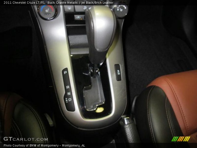 Black Granite Metallic / Jet Black/Brick Leather 2011 Chevrolet Cruze LT/RS