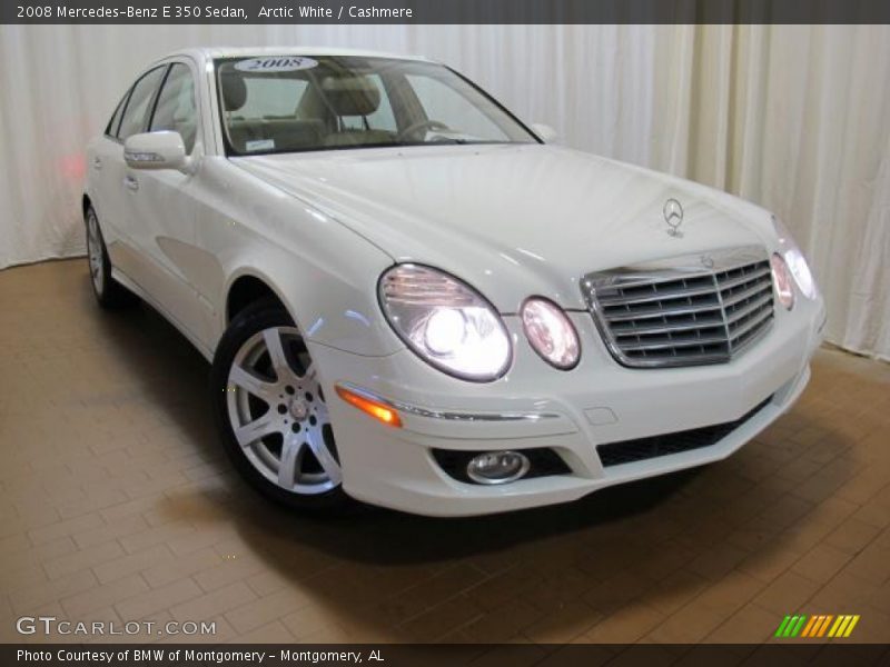 Arctic White / Cashmere 2008 Mercedes-Benz E 350 Sedan