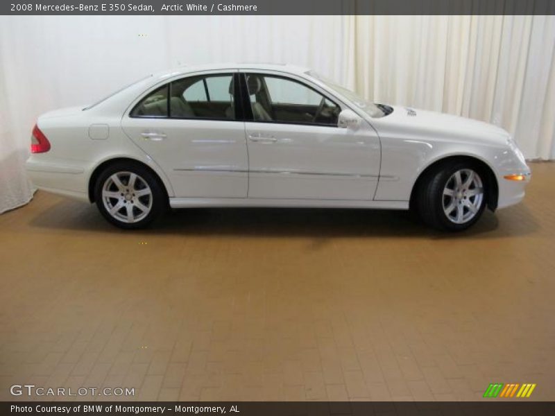 Arctic White / Cashmere 2008 Mercedes-Benz E 350 Sedan