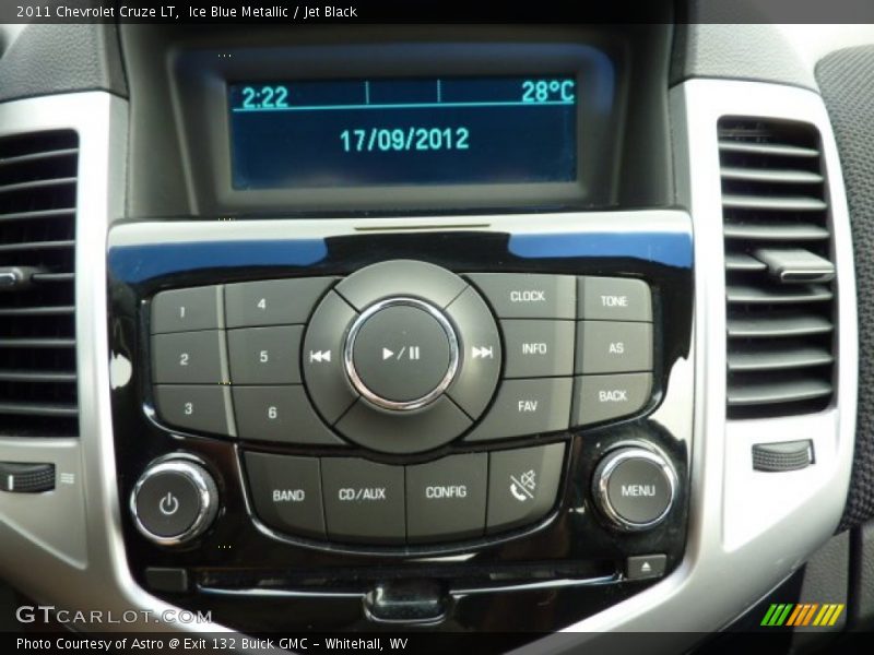 Ice Blue Metallic / Jet Black 2011 Chevrolet Cruze LT